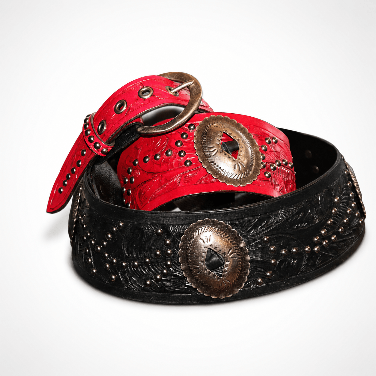 Juan Antonio_Concho Belt_Serape Bleu